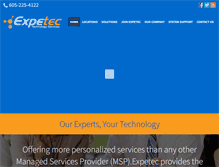 Tablet Screenshot of expetec.com
